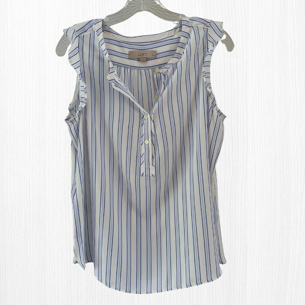 Loft Sleeveless Stripped Blouse | MP
